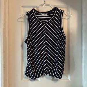 Lush (from DryGoods), Small, Navy and white strip